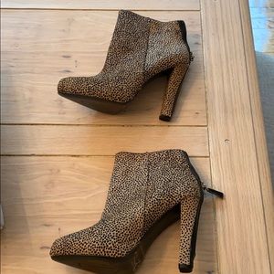 Juicy Couture Leopard Calf Hair Boots